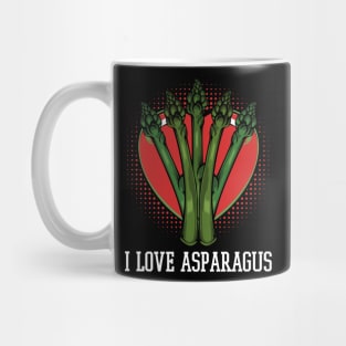 Asparagus - I Love Asparagus - Vegan Statement Quote Mug